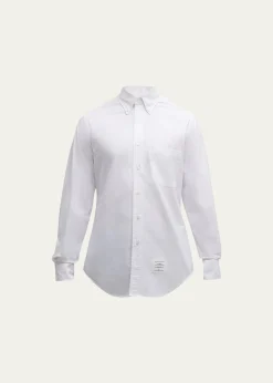 Thom BrowneMen's Classic Sport Shirt w/ Stripes