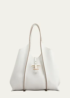 Tod'sMedium Leather T Timeless Tote Shopping Bag