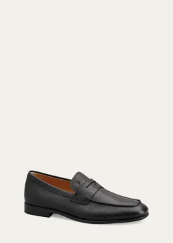 Tod'sMen's Mocassino Gomma Leather Penny Loafers