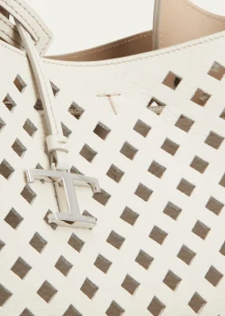 Tod'sMicro Timeless T Cutout Leather Shoulder Bag