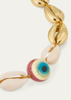 TOHUM DesignConcha Large Puka Necklace, Yellow