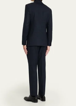 TOM FORDMen's Check Single-Breasted Suit