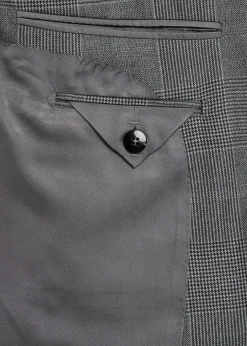 TOM FORDMen's Herringbone Wool Prince of Wales Peak-Lapel Suit