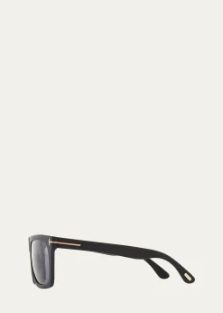 TOM FORDMen's Morgan Acetate Square Sunglasses