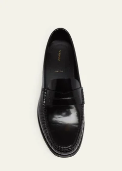 TOM FORDMen's Oliver Leather Penny Loafers