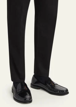 TOM FORDMen's Oliver Leather Penny Loafers