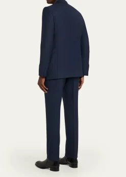 TOM FORDMen's Shelton Herringbone Stripe Suit