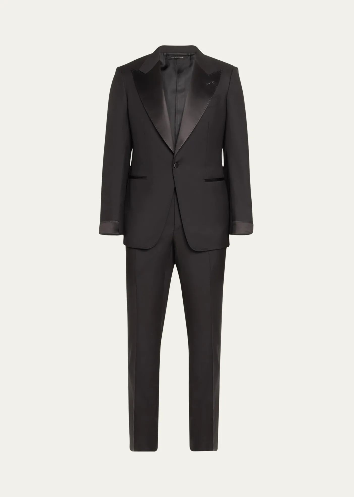 TOM FORDMen's Shelton Twill Peak Tuxedo