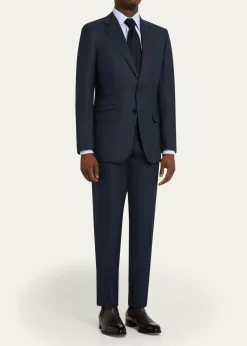 TOM FORDMen's Wool Notch-Lapel Two-Piece Suit
