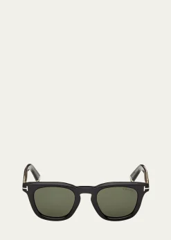 TOM FORDIcon 48mm Acetate Square Sunglasses
