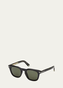 TOM FORDIcon 48mm Acetate Square Sunglasses