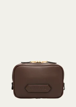 TOM FORDMen's Alexander Leather North/South Crossbody Bag