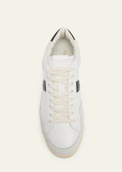 TOM FORDMen's Blake Leather Low-Top Sneakers