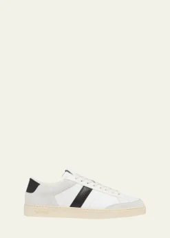 TOM FORDMen's Blake Leather Low-Top Sneakers