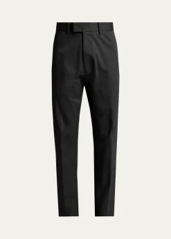 TOM FORDMen's Comfort Stretch Slim Flat-Front Trousers