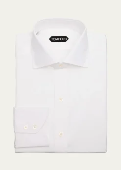 TOM FORDMen's Cotton Slim-Fit Dress Shirt