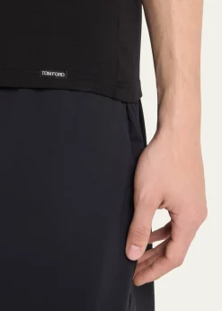 TOM FORDMen's Cotton Stretch Jersey T-shirt