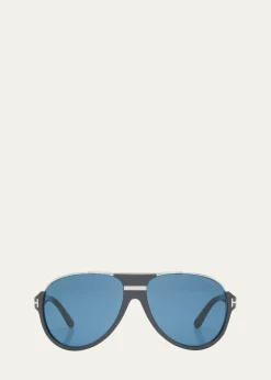 TOM FORDMen's Dimitry Polarized Acetate Sunglasses