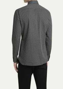 TOM FORDMen's Geometric Cotton Voile Sport Shirt