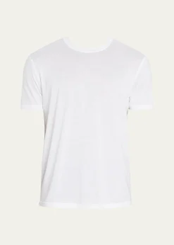 TOM FORDMen's Lyocell-Cotton Crewneck T-Shirt