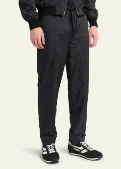 TOM FORDMen's Mick Tech Fabric and Suede Sneakers