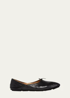 TOM FORDMen's Rudolf Leather Ballerina Flats