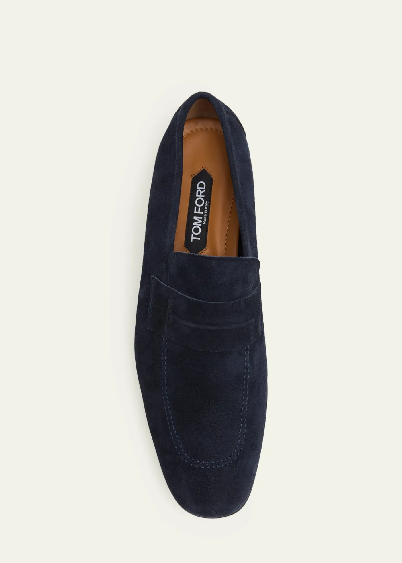 TOM FORDMen's Sean Suede Penny Loafers