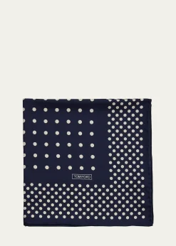 TOM FORDMen's Silk Pocket Square