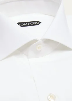 TOM FORDMen's Slim Fit Cotton Dress Shirt