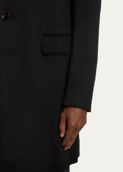 TOM FORDMen's Solid Cashmere Overcoat