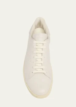 TOM FORDMen's Warwick Grained Leather Sneakers