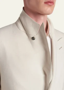 TOM FORDMen's Wool, Cashmere and Silk Double-Breasted Sport Coat