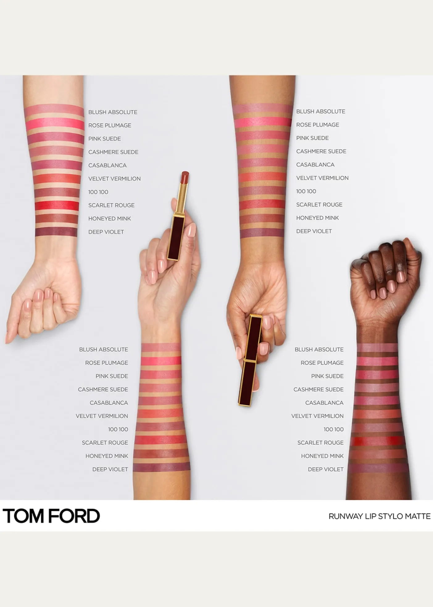 TOM FORDRunway Stylo Matte Lipstick, 112 Pink Suede