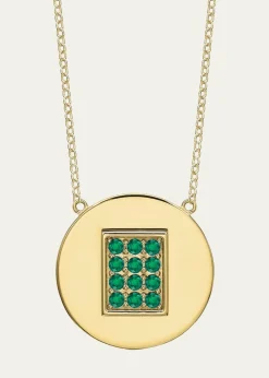 Tracee Nichols14K Gold Emerald Birthstone Necklace