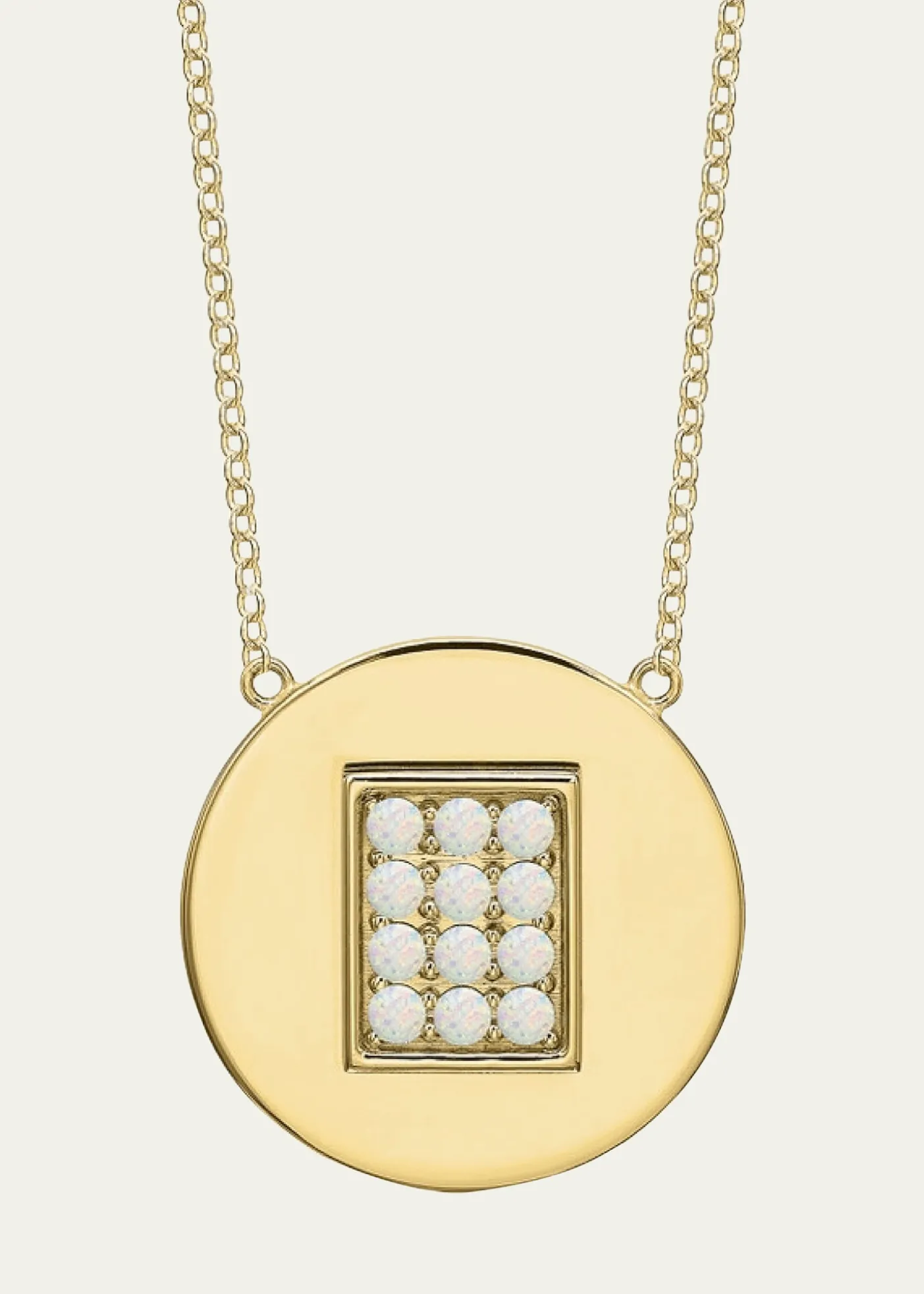 Tracee Nichols14K Gold Opal Birthstone Necklace