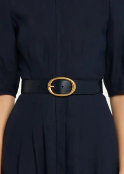 TWPWide Leather Belt