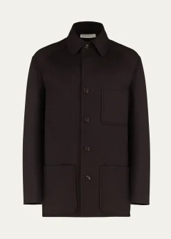 Umit BenanMen's Pitt Double-Faced Merino Wool Jacket