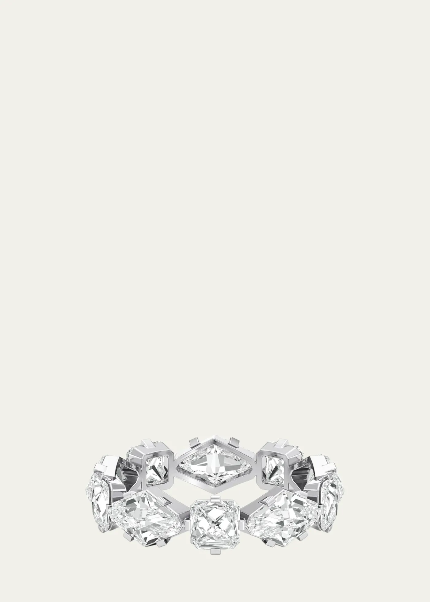 UnsaidArmor Eternity Diamond Band in 18K White Gold