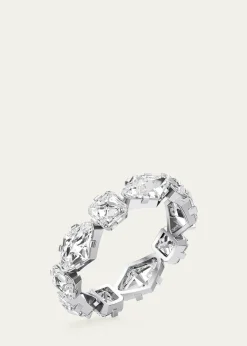 UnsaidArmor Eternity Diamond Band in 18K White Gold