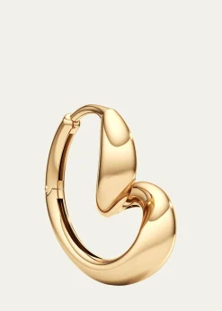 UnsaidWhirlwind Hoop Earrings in 18K Yellow Gold