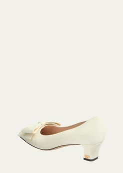 Valentino GaravaniBowow Leather Pumps
