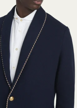 Valentino GaravaniMen's Cotton Jersey Knit Jacket