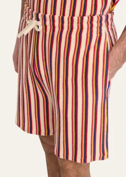 Valentino GaravaniMen's Striped Toweling Shorts