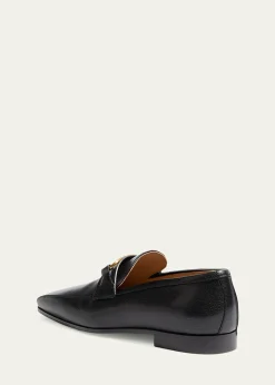 Valentino GaravaniMen's Vlogo Signature Leather Loafers