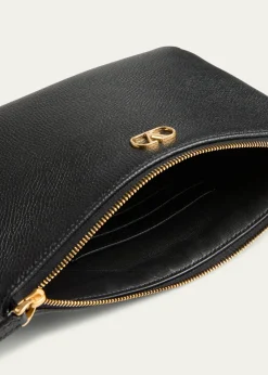 Valentino GaravaniVLOGO Medium Leather Flat Pouch Bag
