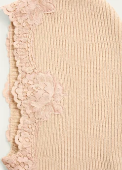 Valentino GaravaniVLogo Signature Cashmere & Lace Hood