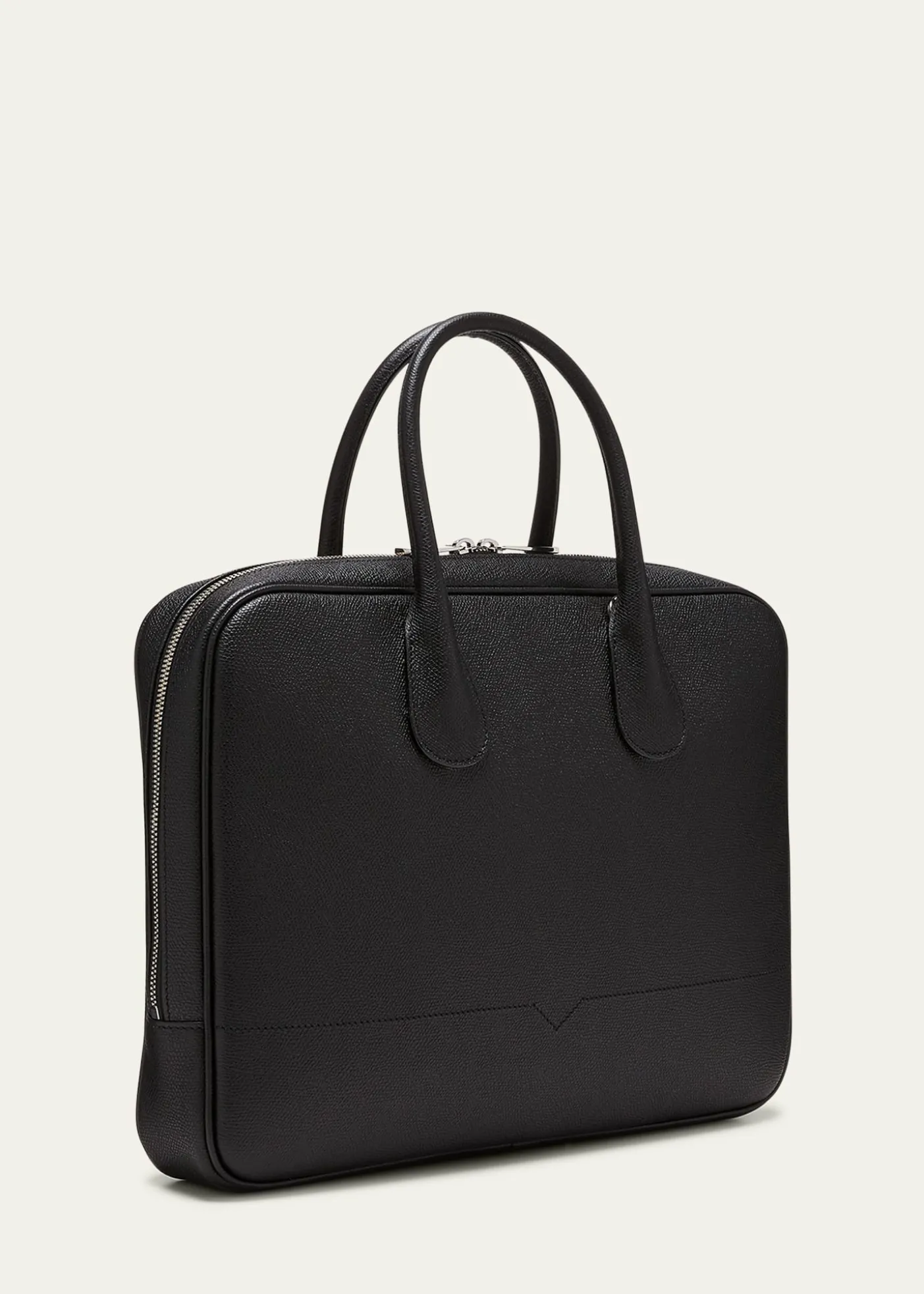ValextraMen's MyLogo Leather Briefcase