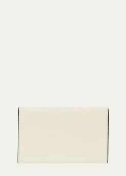 ValextraSaffiano Pebbled Business Card Case
