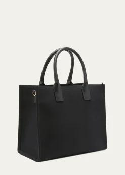 VersaceLa Medusa Mini Canvas Tote Bag