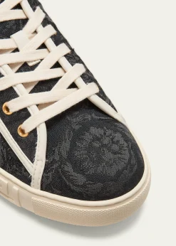 VersaceMen's La Greca Baroque Canvas Low-Top Sneakers